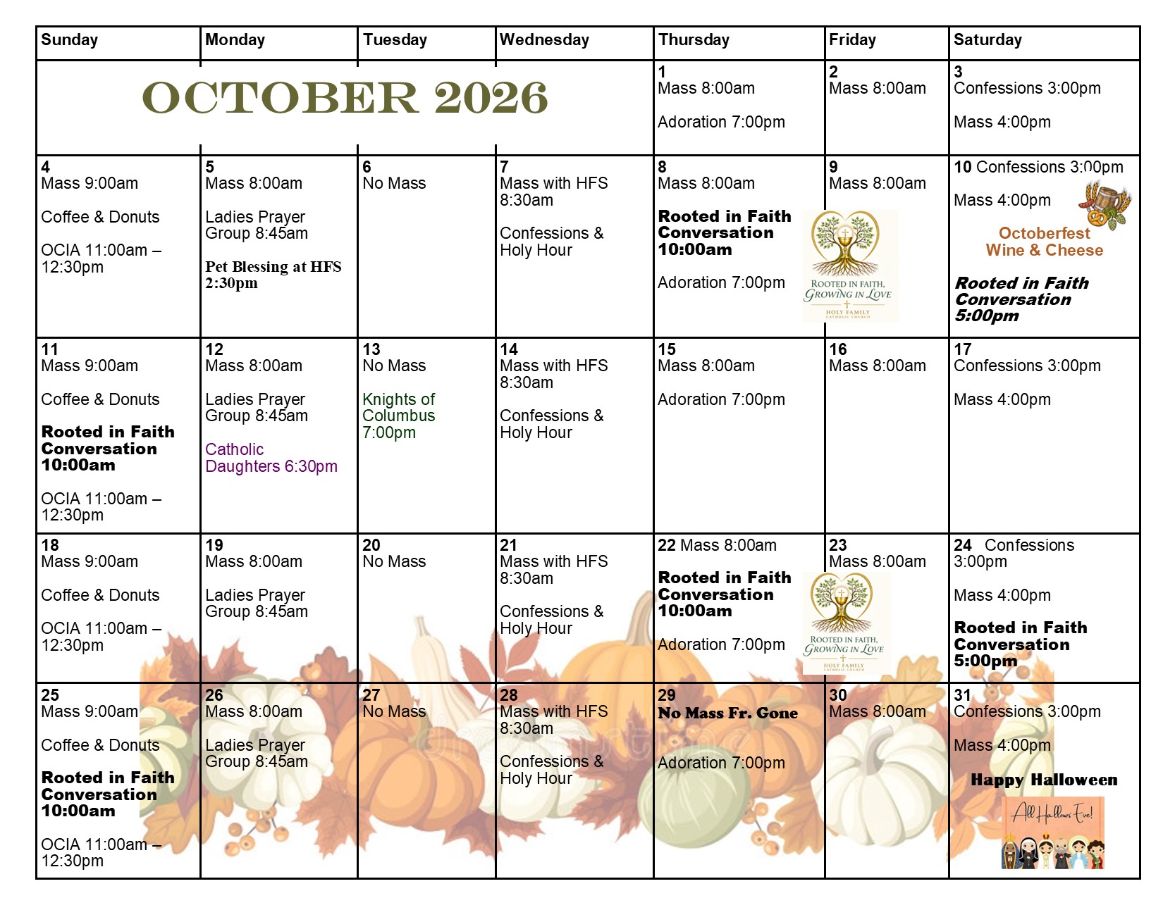October
